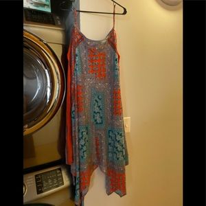 Handkerchief flowy maxi